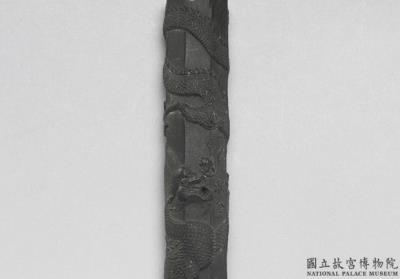 图片[2]-Inkcake with inscription of “Qinglin sui” and dragon pattern, Fang Yulu, Ming dynasty (1368-1644)-China Archive